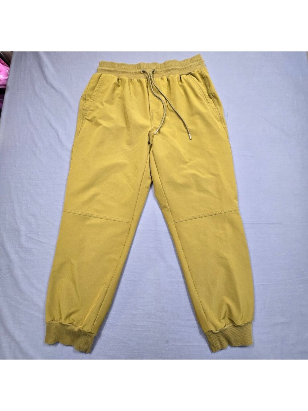Old Navy Large Mens Jogger Pants Olive Green Water-Repellent Go-H2O